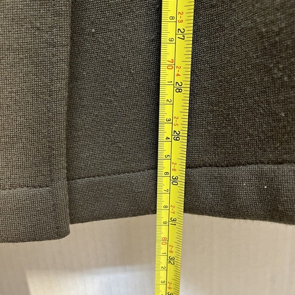 SISLEY WOMENS COAT SZ MEDIUM BROWN DOUBLE BREASTED LINED NOTCH LAPEL WOOL BLEND - Picture 10 of 12